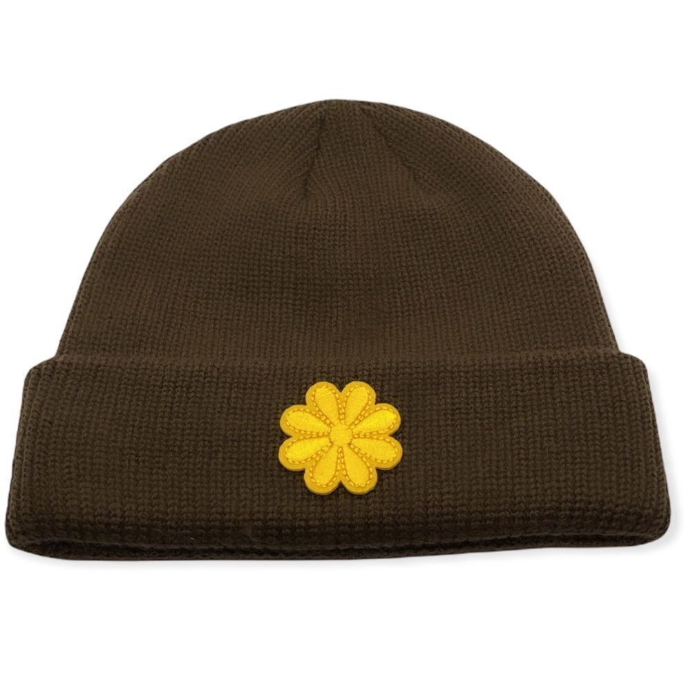 NWT Wool + Pepper Co. Yellow Flower Beanie